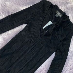 Forever 21 Neck Tie Sweater